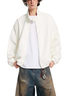blouson aviateur à col montant