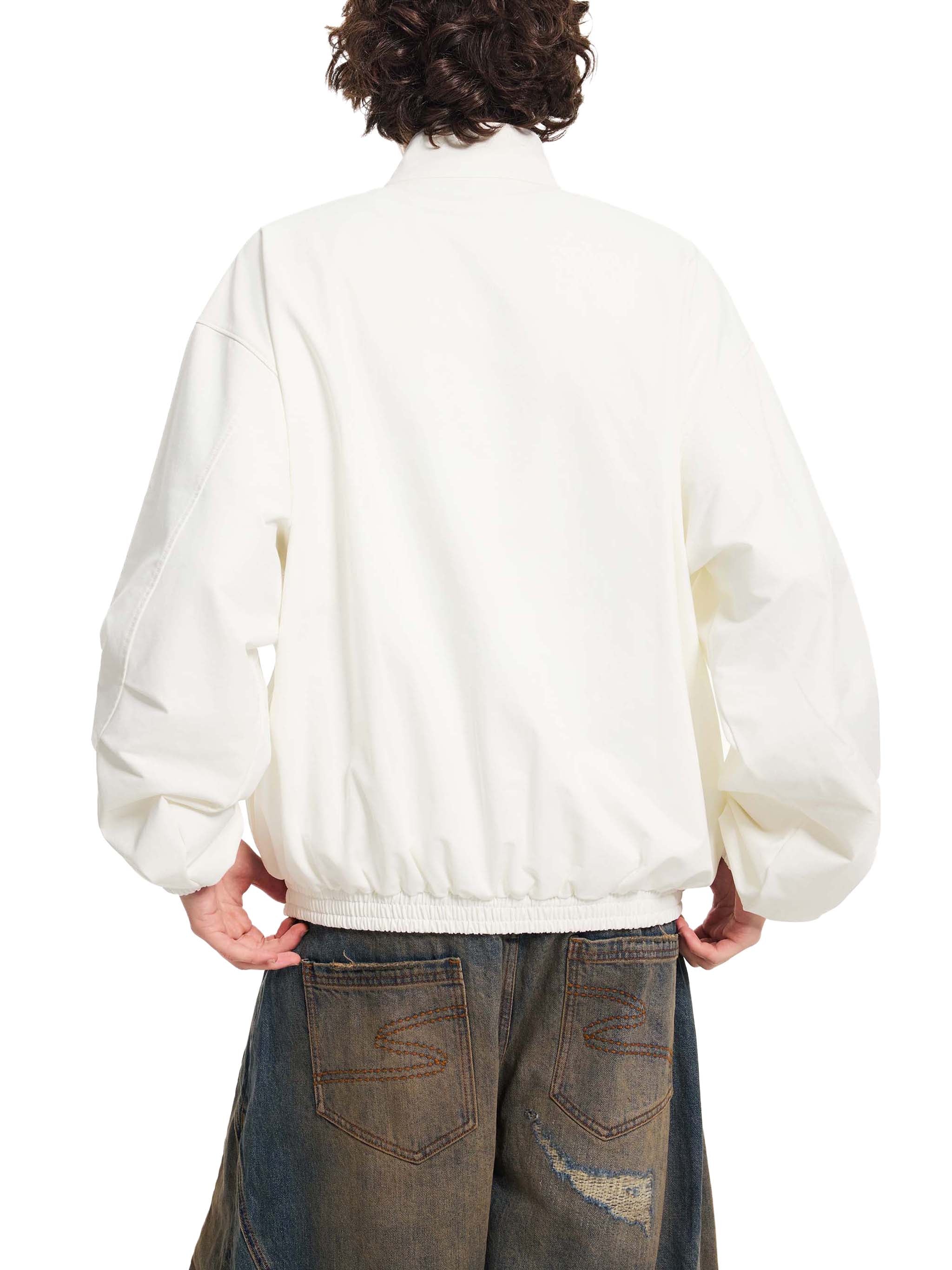 blouson aviateur à col montant