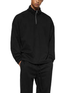 Sweat-shirt polaire à demi-zip