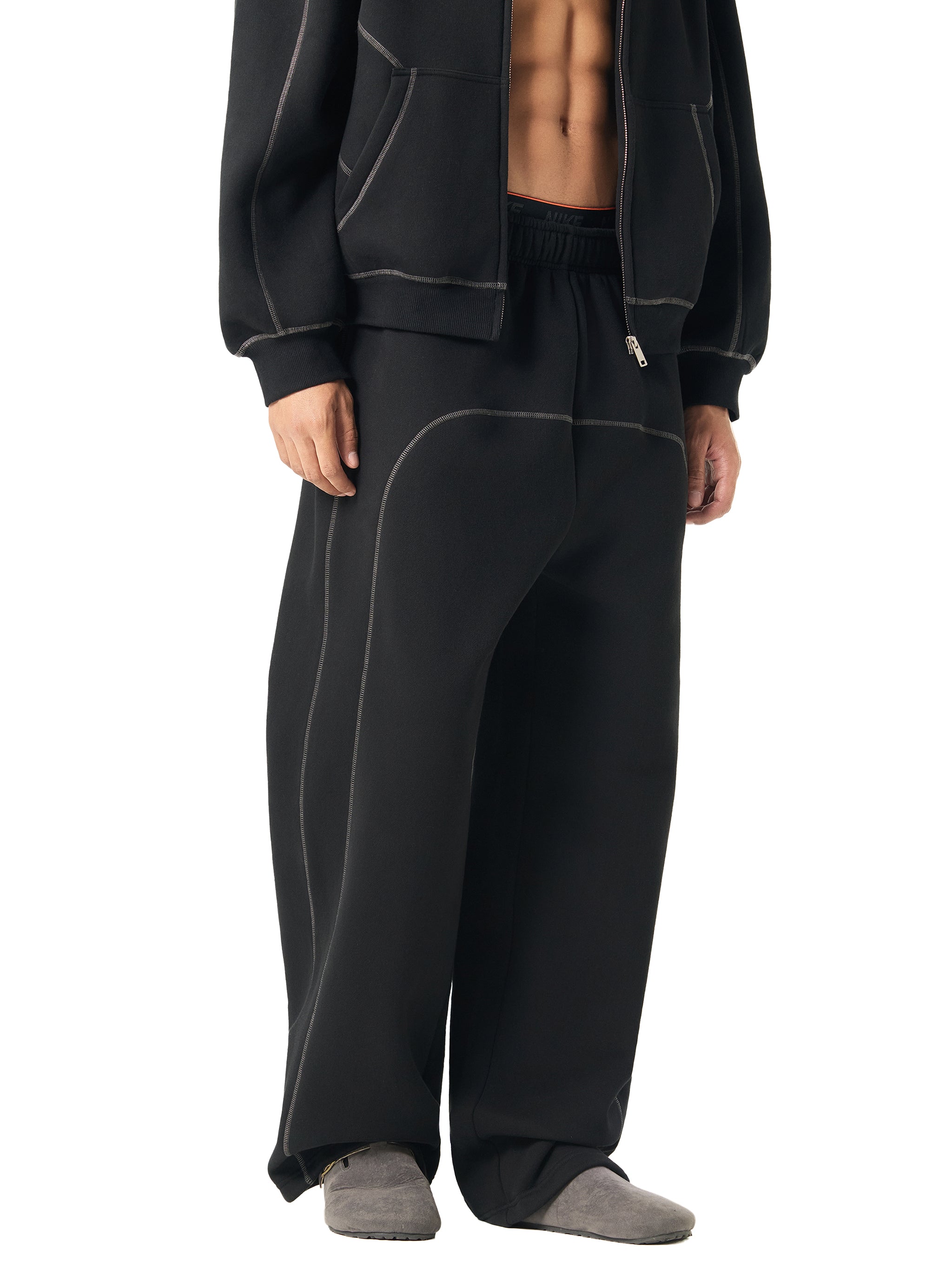 Pantalon polaire à surpiqûres