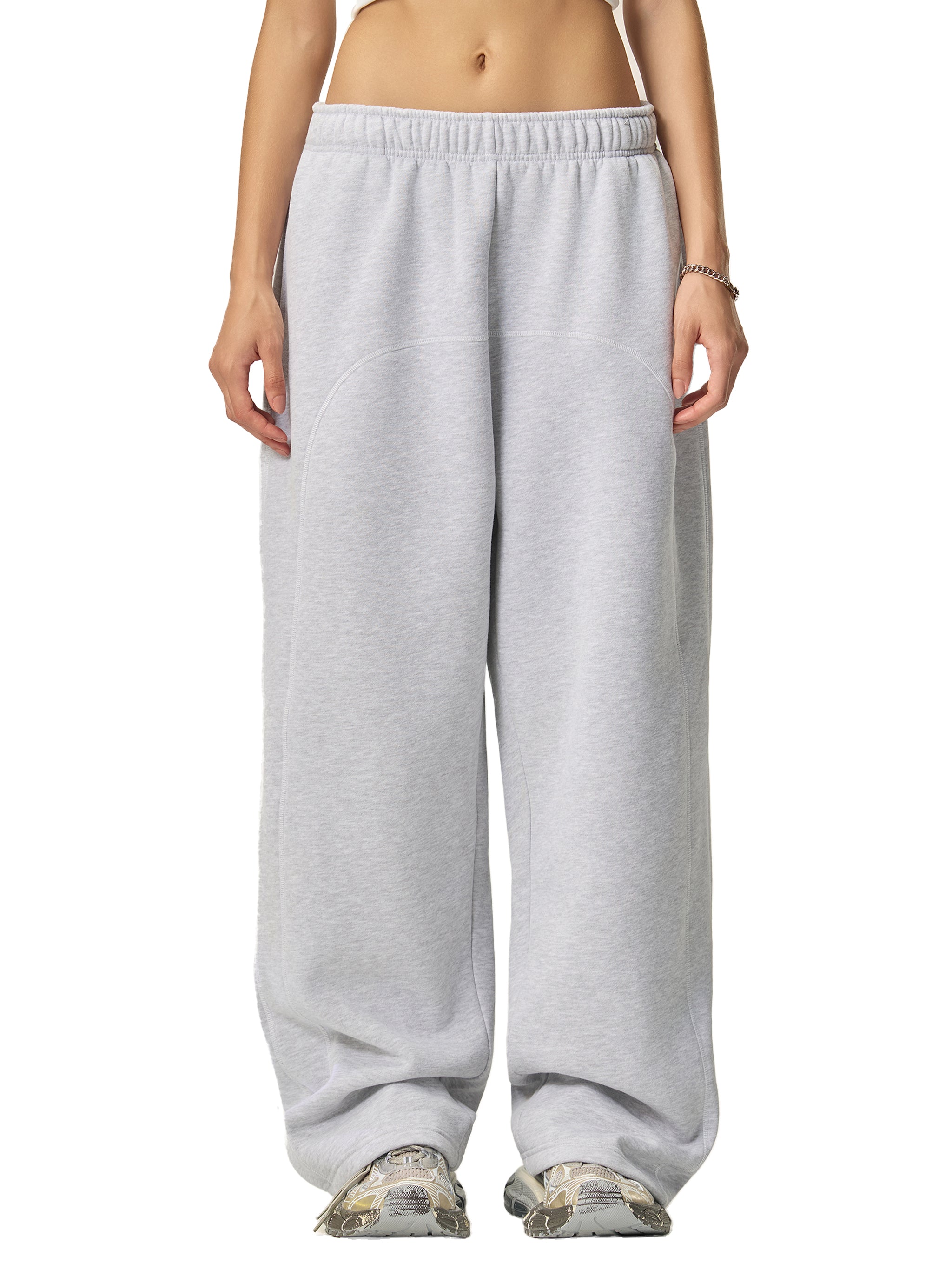 Pantalon polaire à surpiqûres
