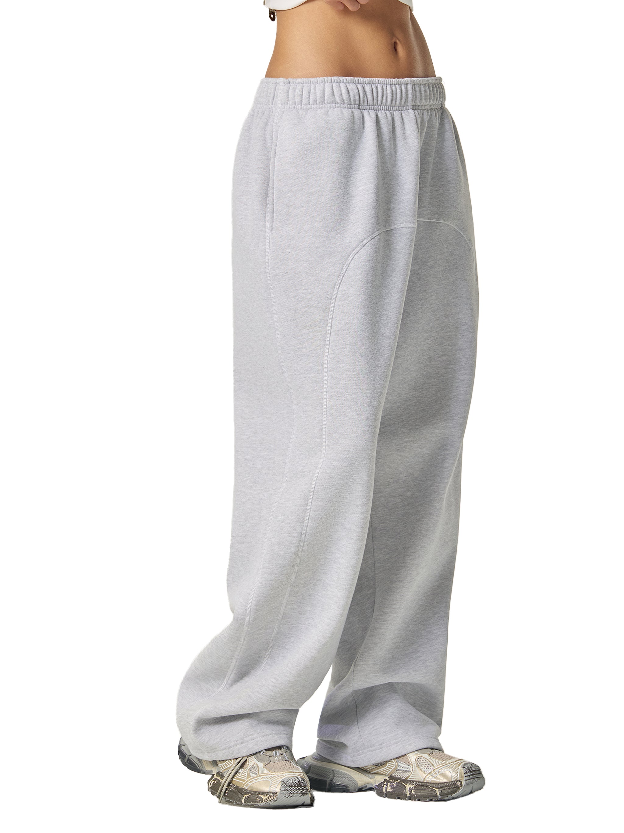 Pantalon polaire à surpiqûres