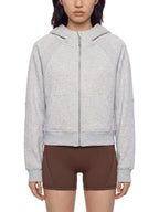 Sweat à Capuche Court Zippé : confort & style