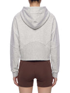 Sweat à Capuche Court Zippé : confort & style