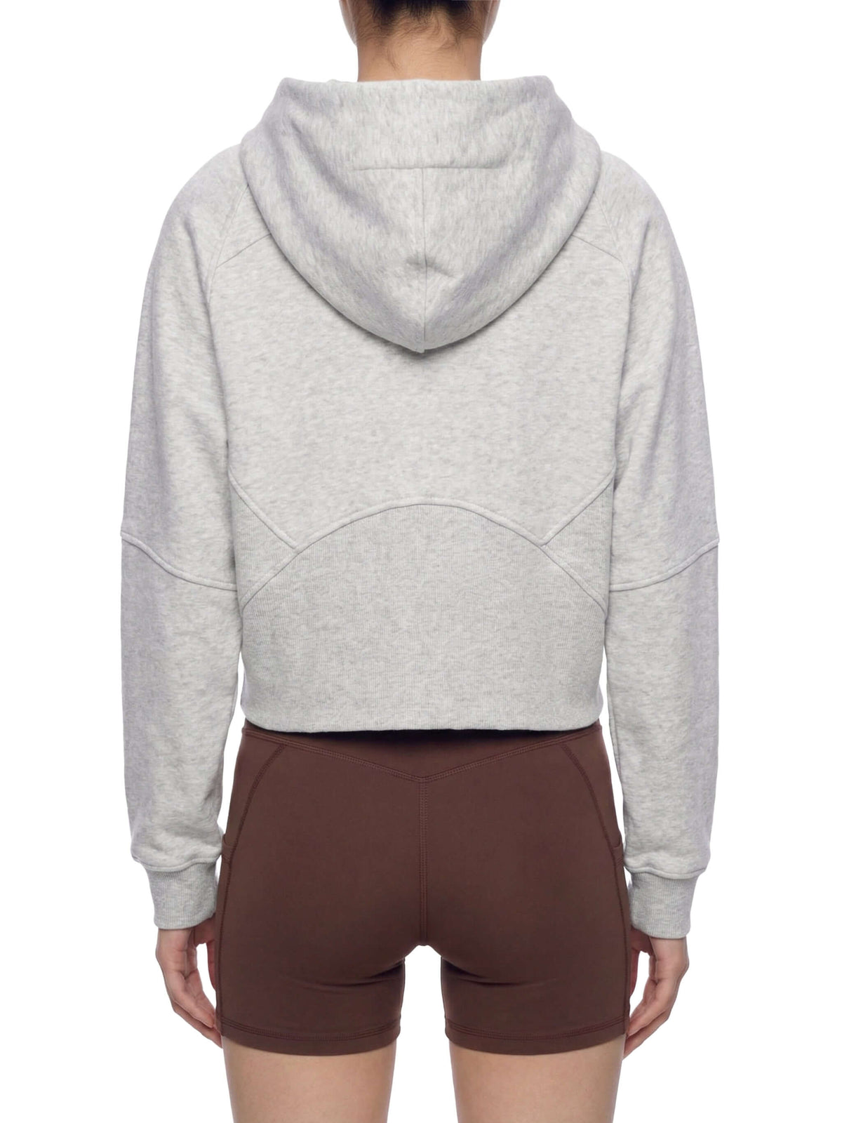 Sweat à Capuche Court Zippé : confort & style