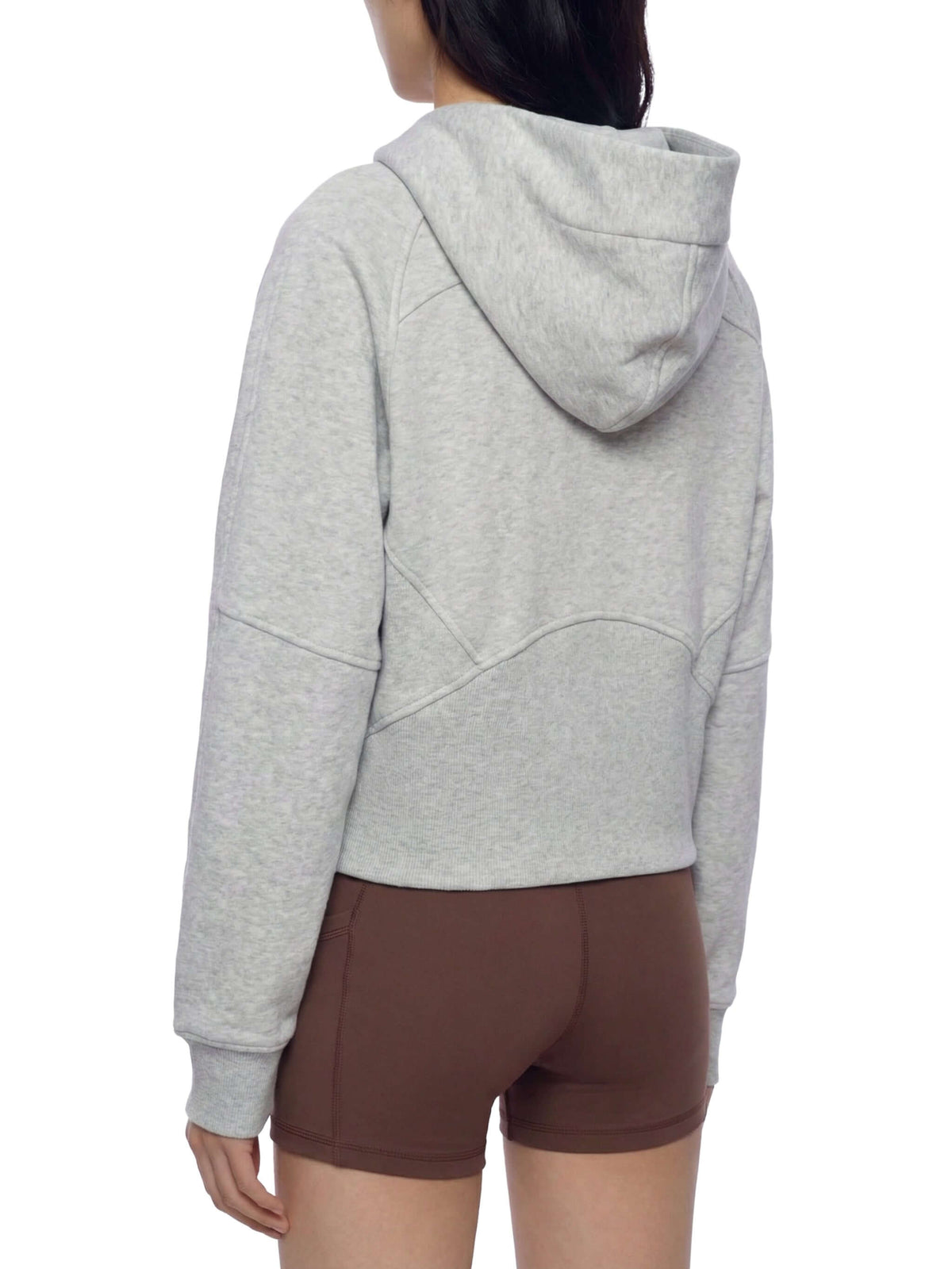 Sweat à Capuche Court Zippé : confort & style