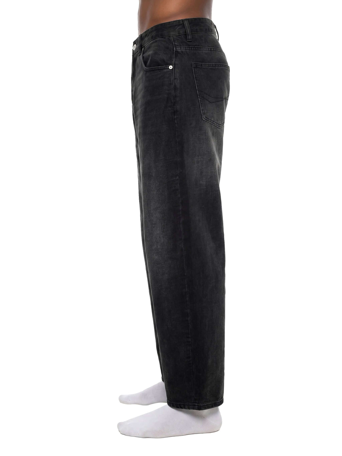 Barrel Leg Jeans Pour Hommes - Confort et Style Vintage