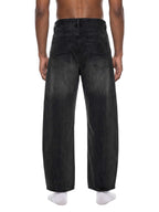 Barrel Leg Jeans Pour Hommes - Confort et Style Vintage