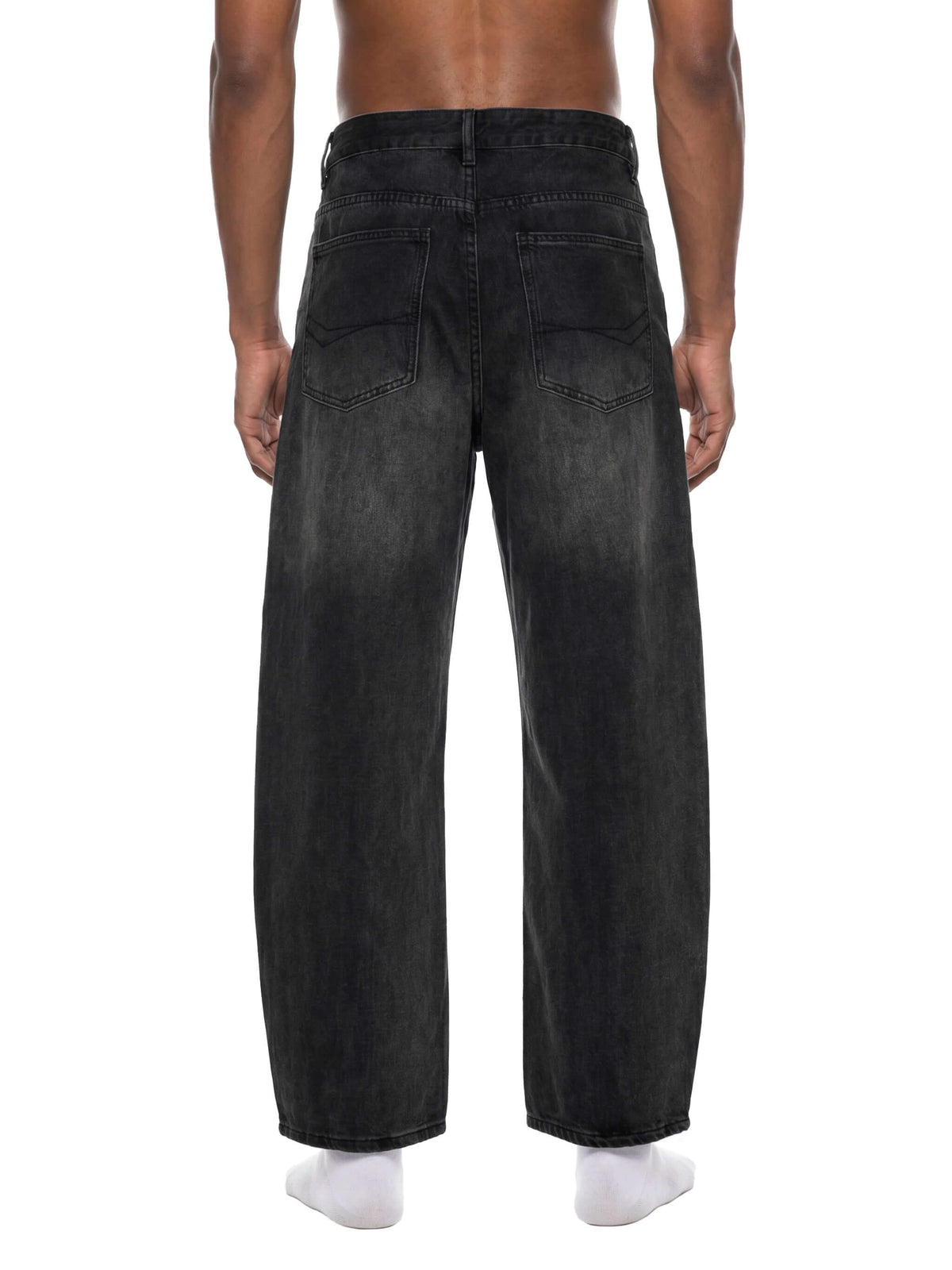 Barrel Leg Jeans Pour Hommes - Confort et Style Vintage
