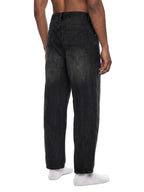 Barrel Leg Jeans Pour Hommes - Confort et Style Vintage