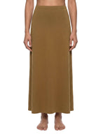 jupe maxi moulante en maille - giav