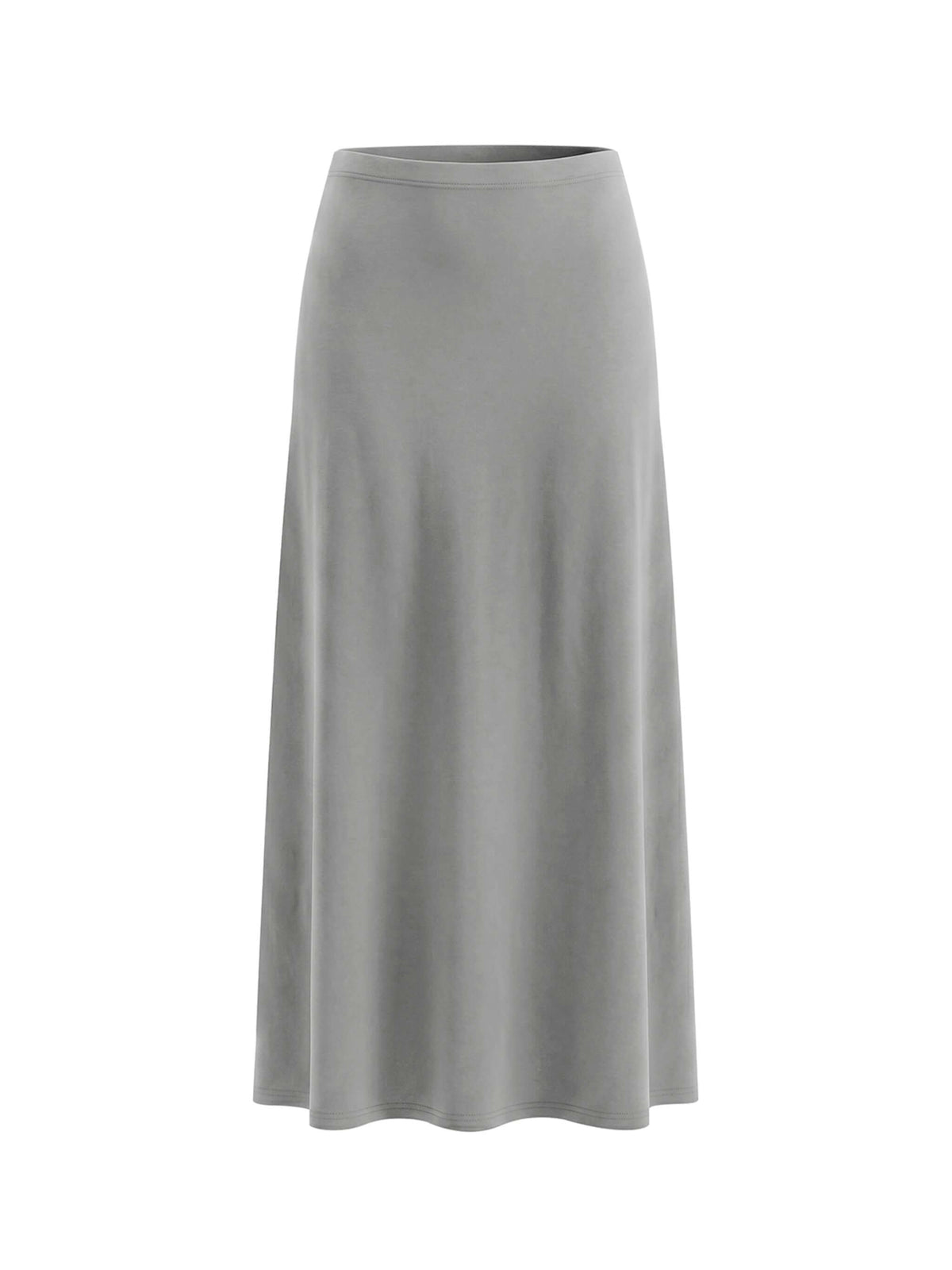 jupe maxi moulante en maille - giav
