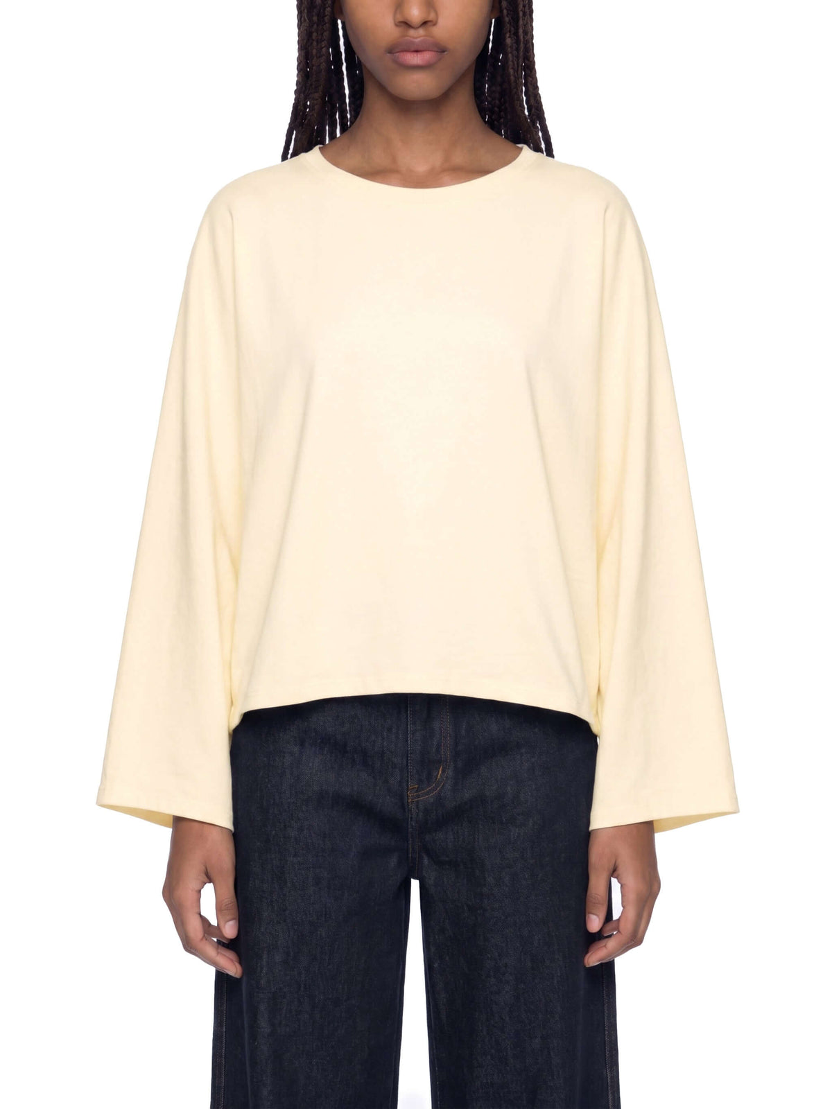 T-shirt femme à manches chauve-souris