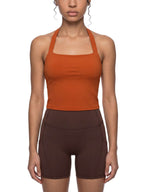 Women's Halter Crop Sports Bra