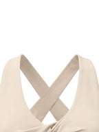 soutien-gorge de sport femme décolleté twist