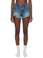 Short en Jean Délavé Vintage