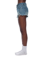 Short en Jean Délavé Vintage