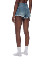 Short en Jean Délavé Vintage