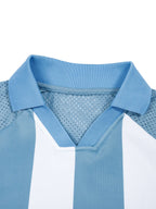 Unisex Striped Mesh Soccer Jersey