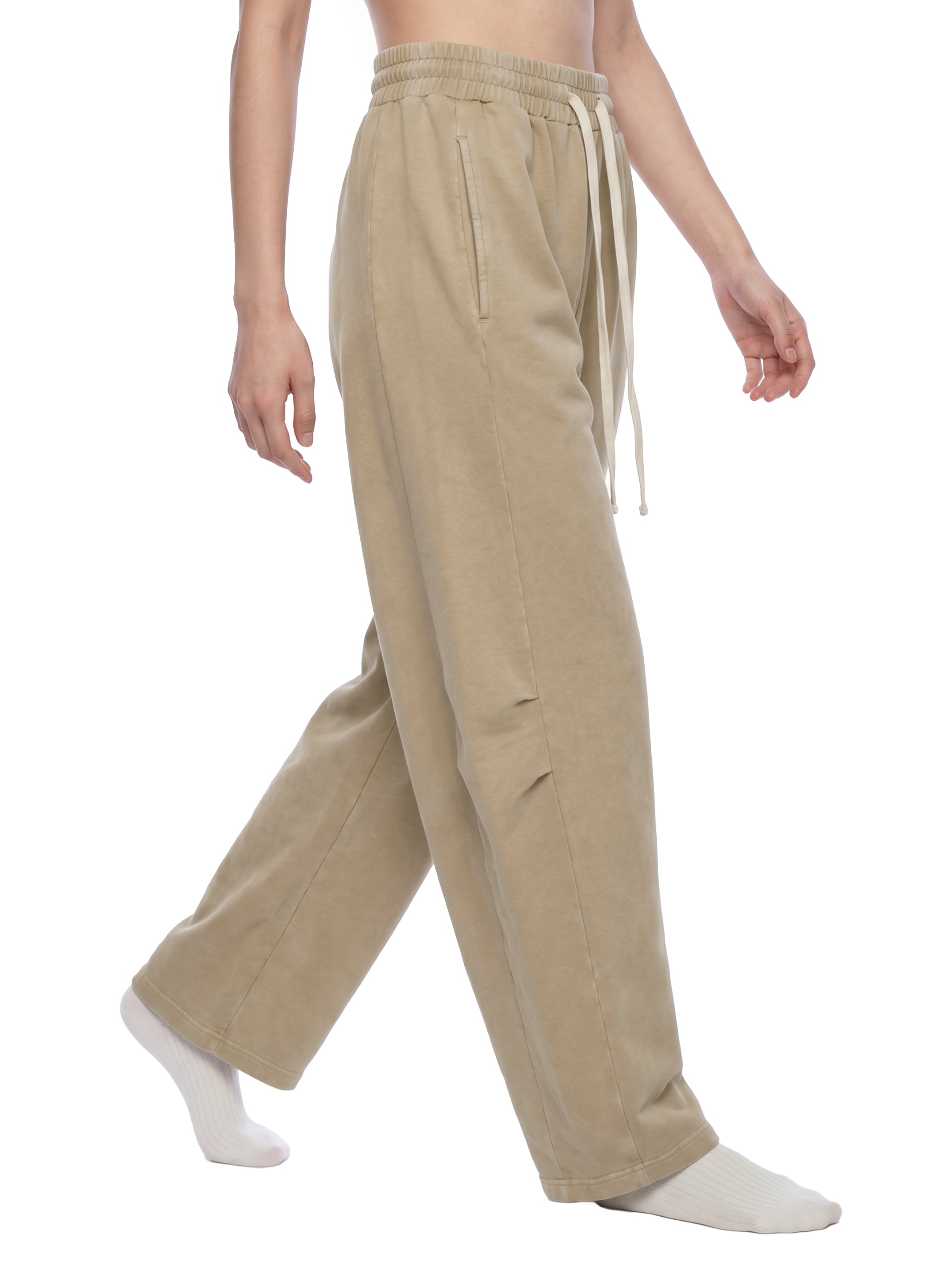 Pantalon délavé à jambes fuselées