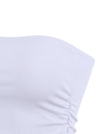 cropped yoga tube top for women