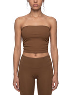 cropped yoga tube top for women