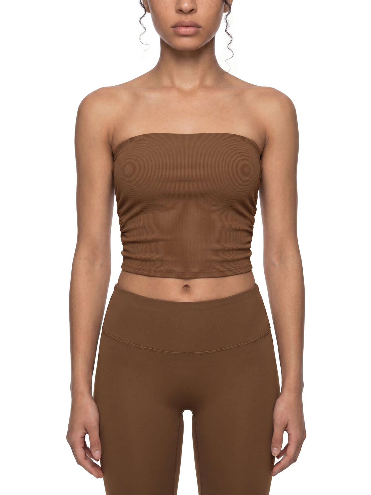 cropped yoga tube top for women