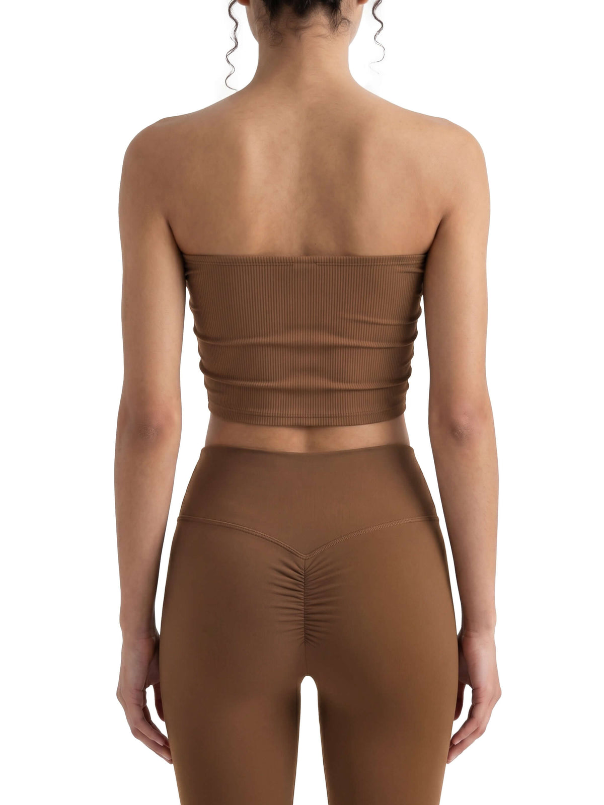 cropped yoga tube top for women