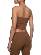 cropped yoga tube top for women