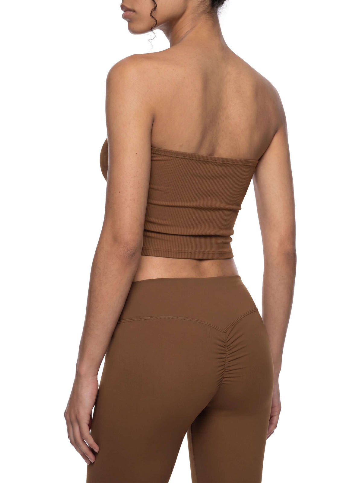 cropped yoga tube top for women