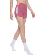 Short de Yoga à bandes Contrastantes