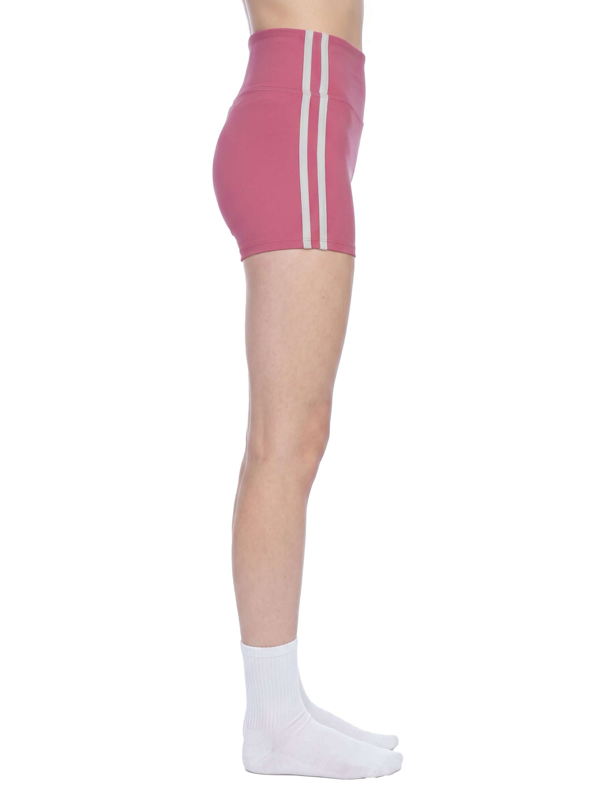 Short de Yoga à bandes Contrastantes