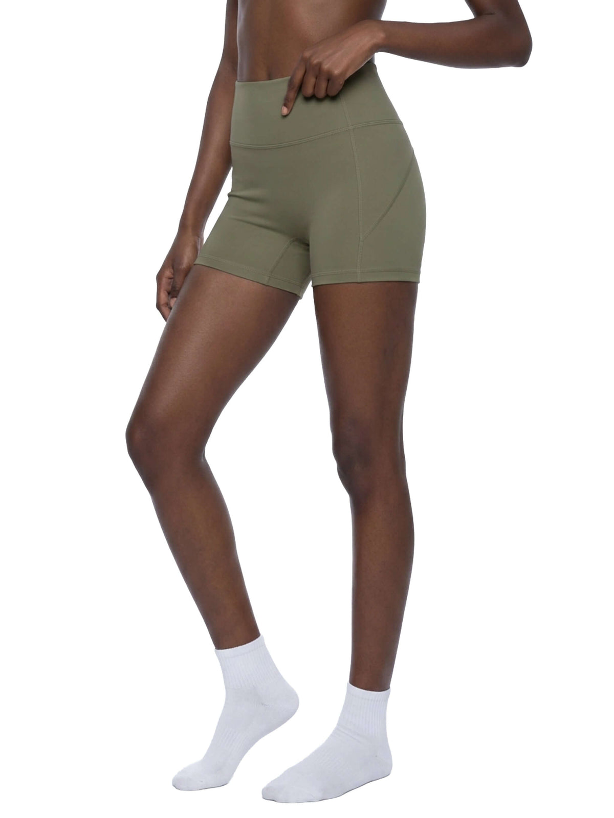 Women's High-Waist Yoga Shorts