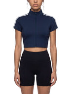 T-shirt zip court femme - giav
