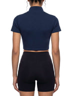 T-shirt zip court femme - giav