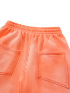 Pantalon de jogging évasé en polaire délavé