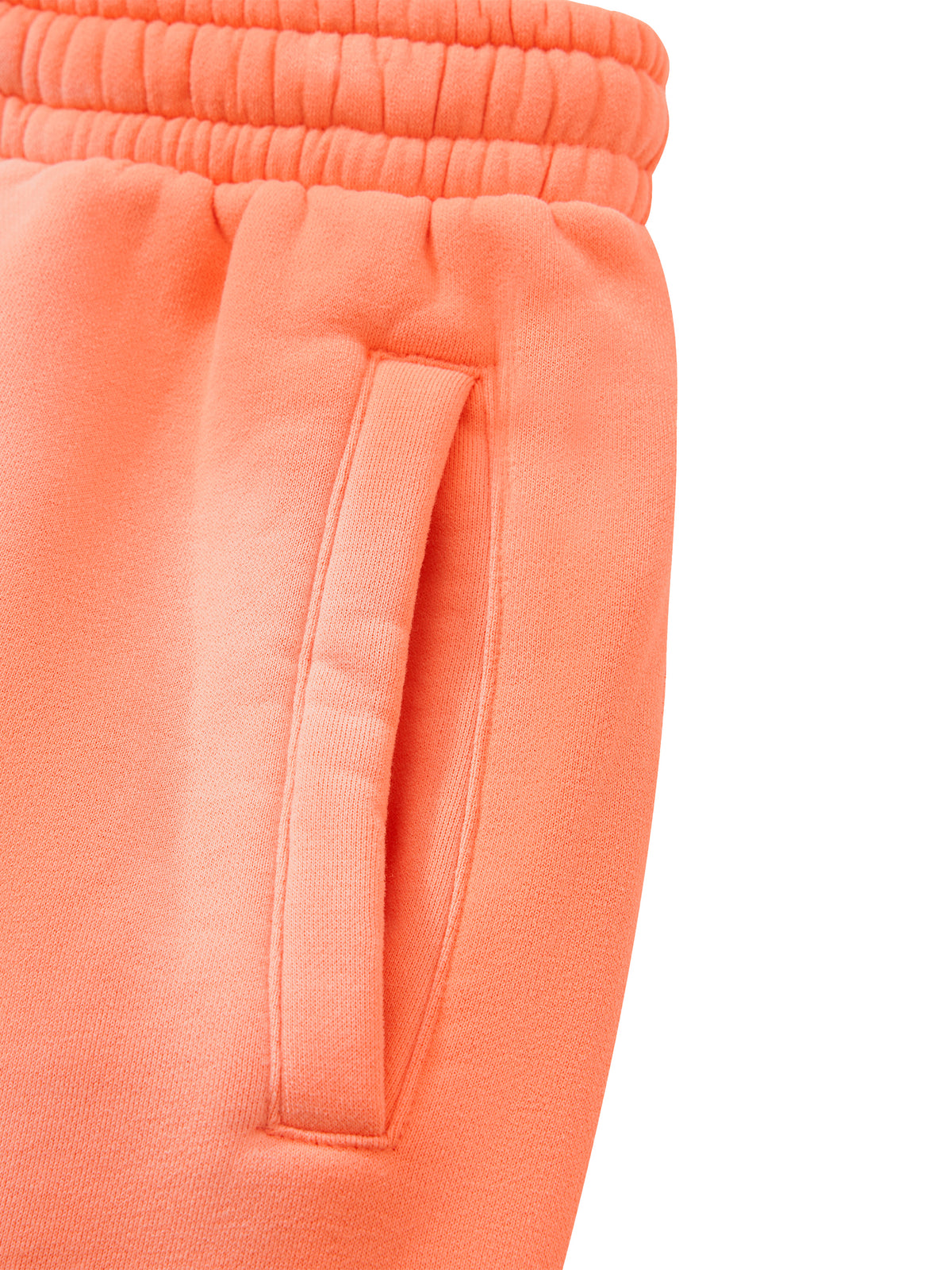 Pantalon de jogging évasé en polaire délavé