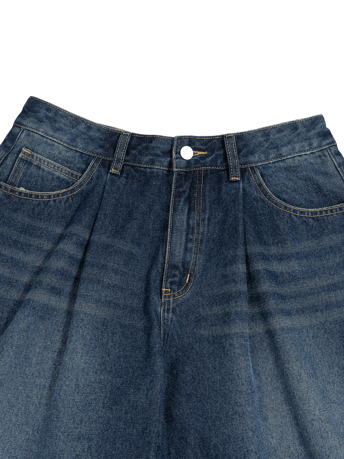 Short en jean à jambes larges homme
