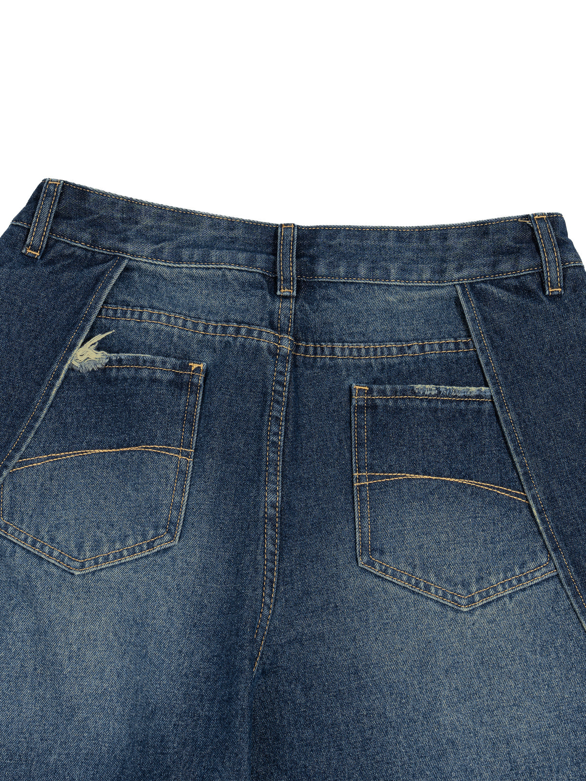 Short en jean à jambes larges homme