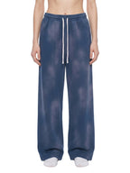 Pantalon de jogging évasé en polaire délavé
