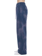 Pantalon de jogging évasé en polaire délavé