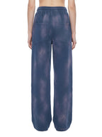 Pantalon de jogging évasé en polaire délavé