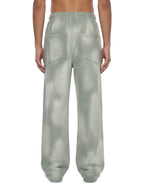 Pantalon de jogging évasé en polaire délavé