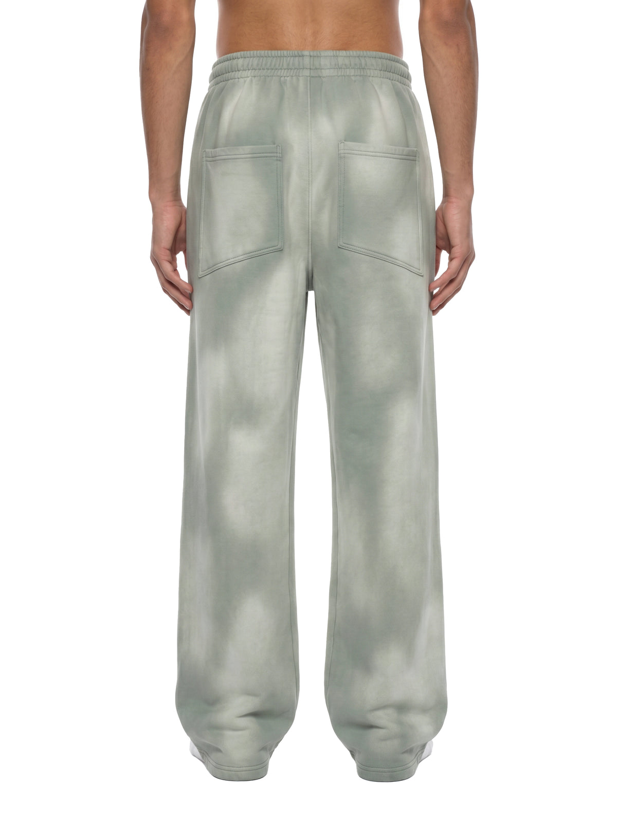 Pantalon de jogging évasé en polaire délavé