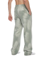 Pantalon de jogging évasé en polaire délavé
