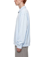 sweat-shirt vintage col zippé unisexe