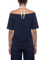 t-shirt raglan boatneck femme - giav