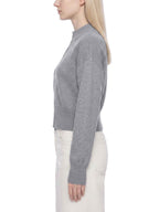 Cardigan Zippé Col Montant